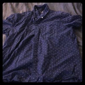American Eagle Short Sleeve Button Down